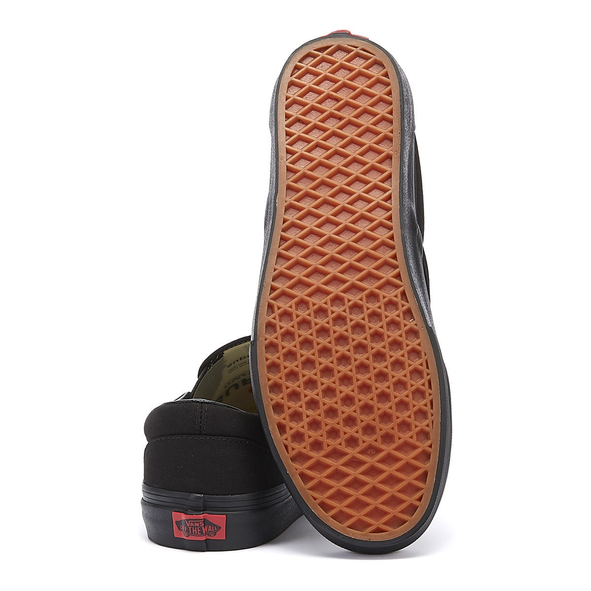 Vans Classic Slip on Mens Black Canvas Sneakers