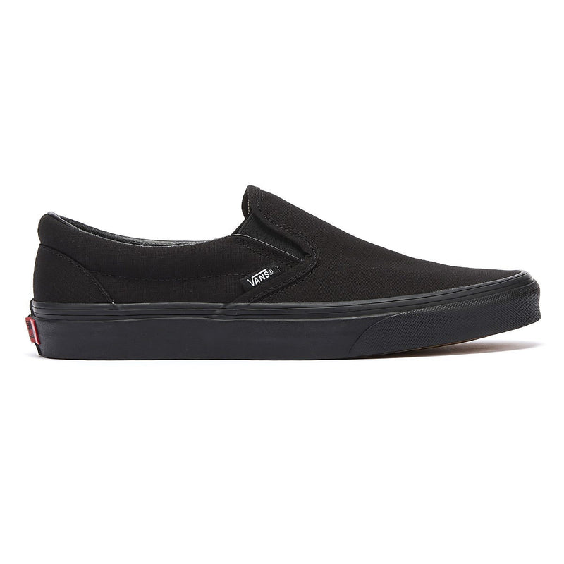 Vans Classic Slip on Mens Black Canvas Sneakers
