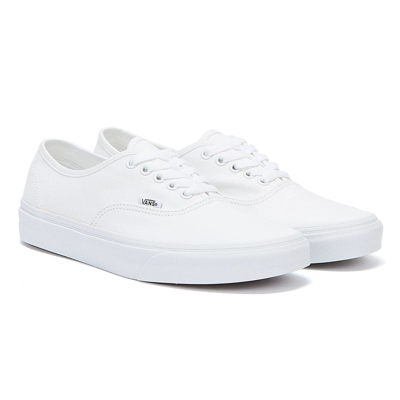 Vans Authentic Womens White Canvas Sneakers