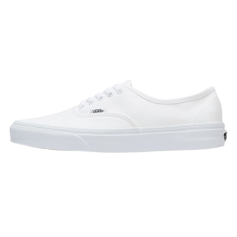 Vans Authentic Mens White Canvas Sneakers