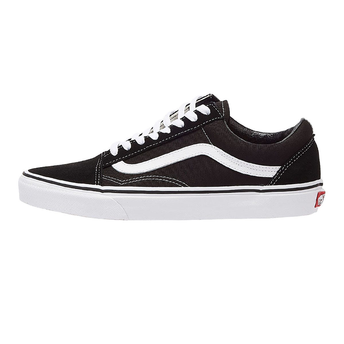Vans Old Skool Mens Black / White Canvas Sneakers