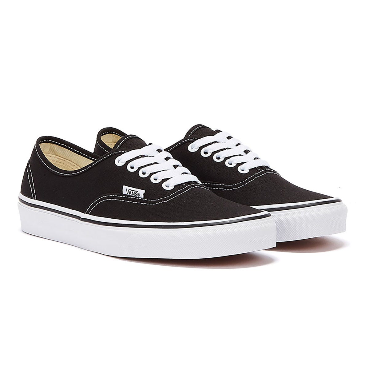 Vans Authentic Black / White Canvas Sneakers