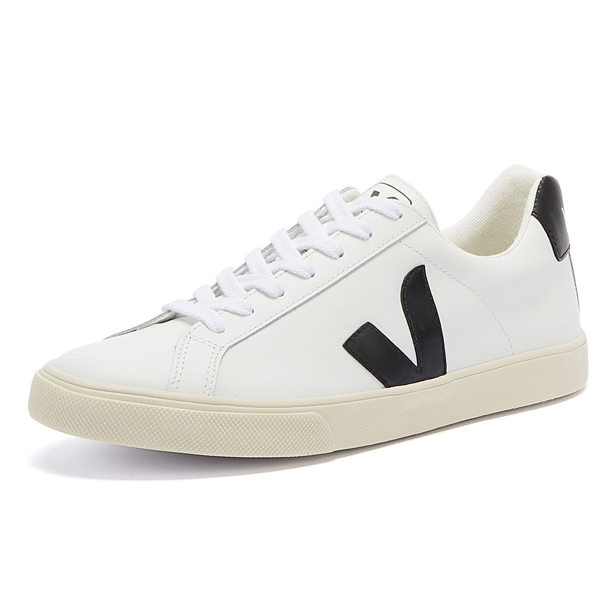 Veja Esplar Leather Mens White / Black Sneakers