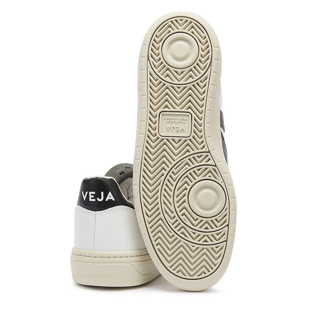 Veja V-10 Womens Extra White / Black Sneakers