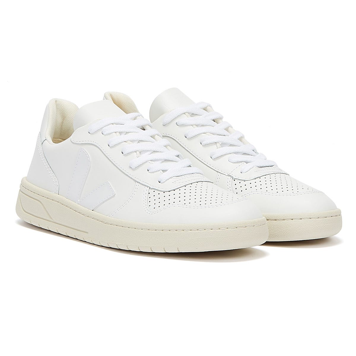 Veja V-10 Mens Extra White / White Sneakers