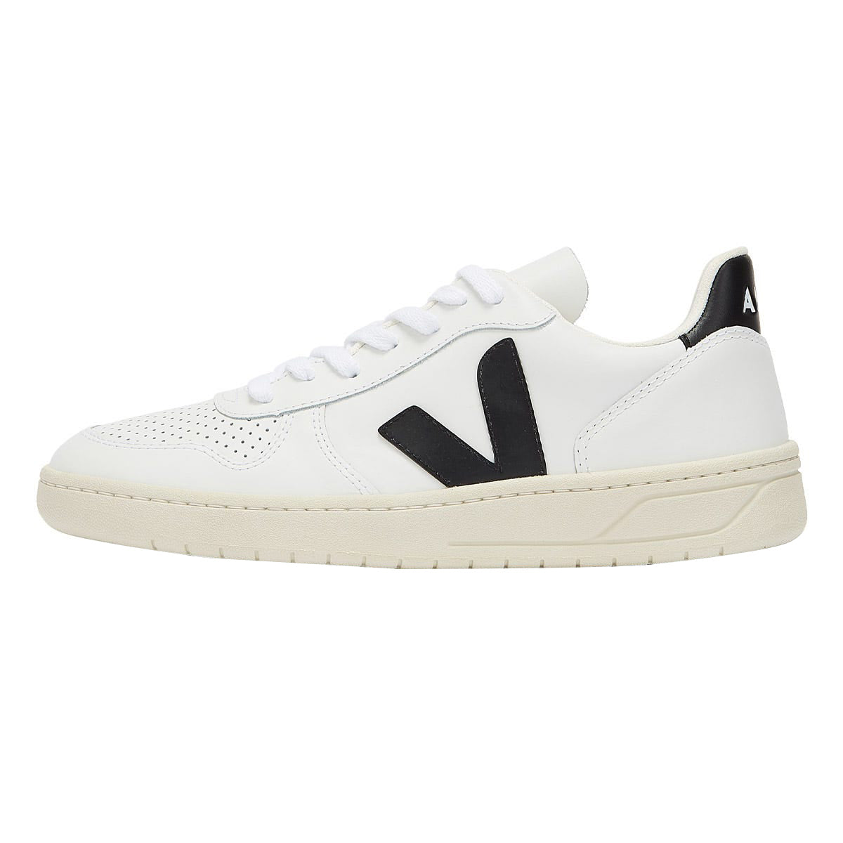Veja V-10 Mens Extra White / Black Sneakers