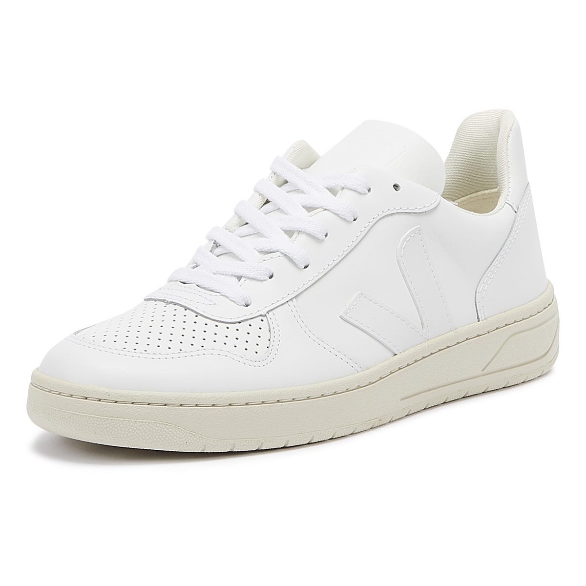 Veja V-10 Womens Extra White / White Sneakers
