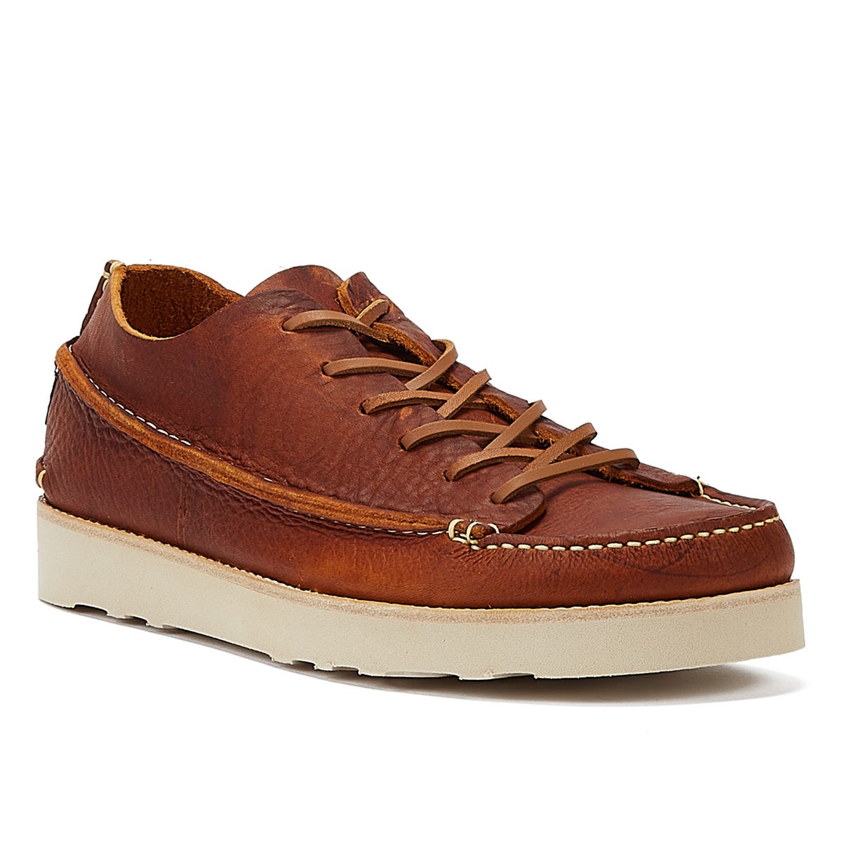 Yogi Finn III Mens Chestnut Leather  Shoes